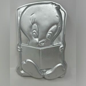 VTG Wilton Tweety Bird Cake Pan 1979 Looney Tunes Aluminum Baking 502-7687 T8